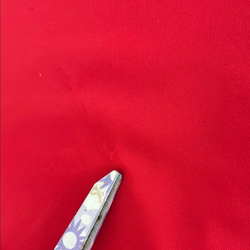 AERIE Red One Piece swimsuit side cut outs large - Picture 7 of 7